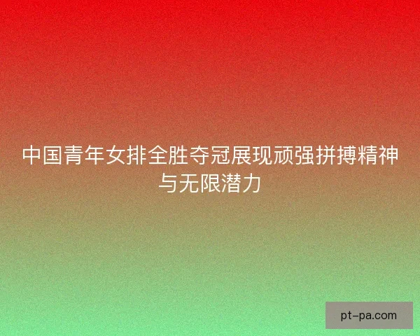 中国青年女排全胜夺冠展现顽强拼搏精神与无限潜力